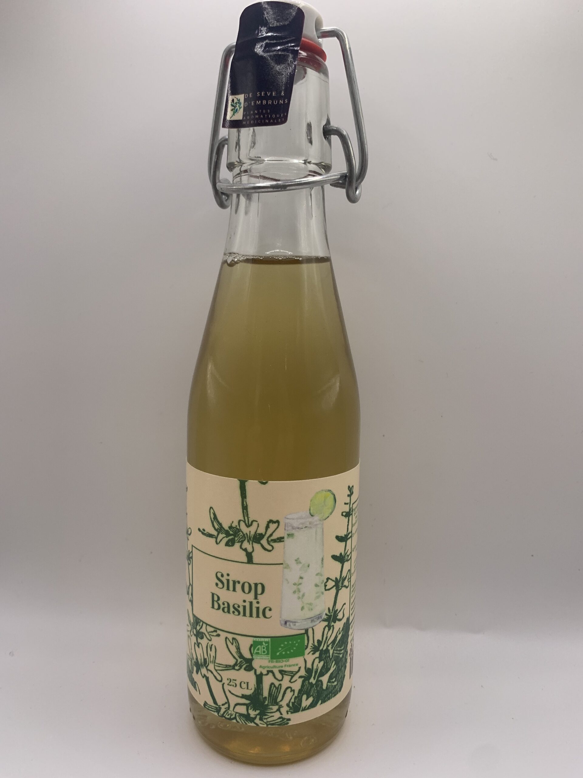 Sirop de basilic artisanal, Saveur fraîche & originale