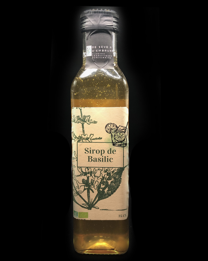 Sirop de Basilic Bio