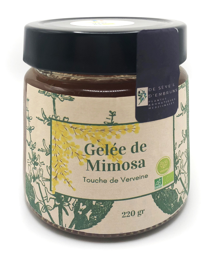 Gelée de mimosa touche de verveine Bio