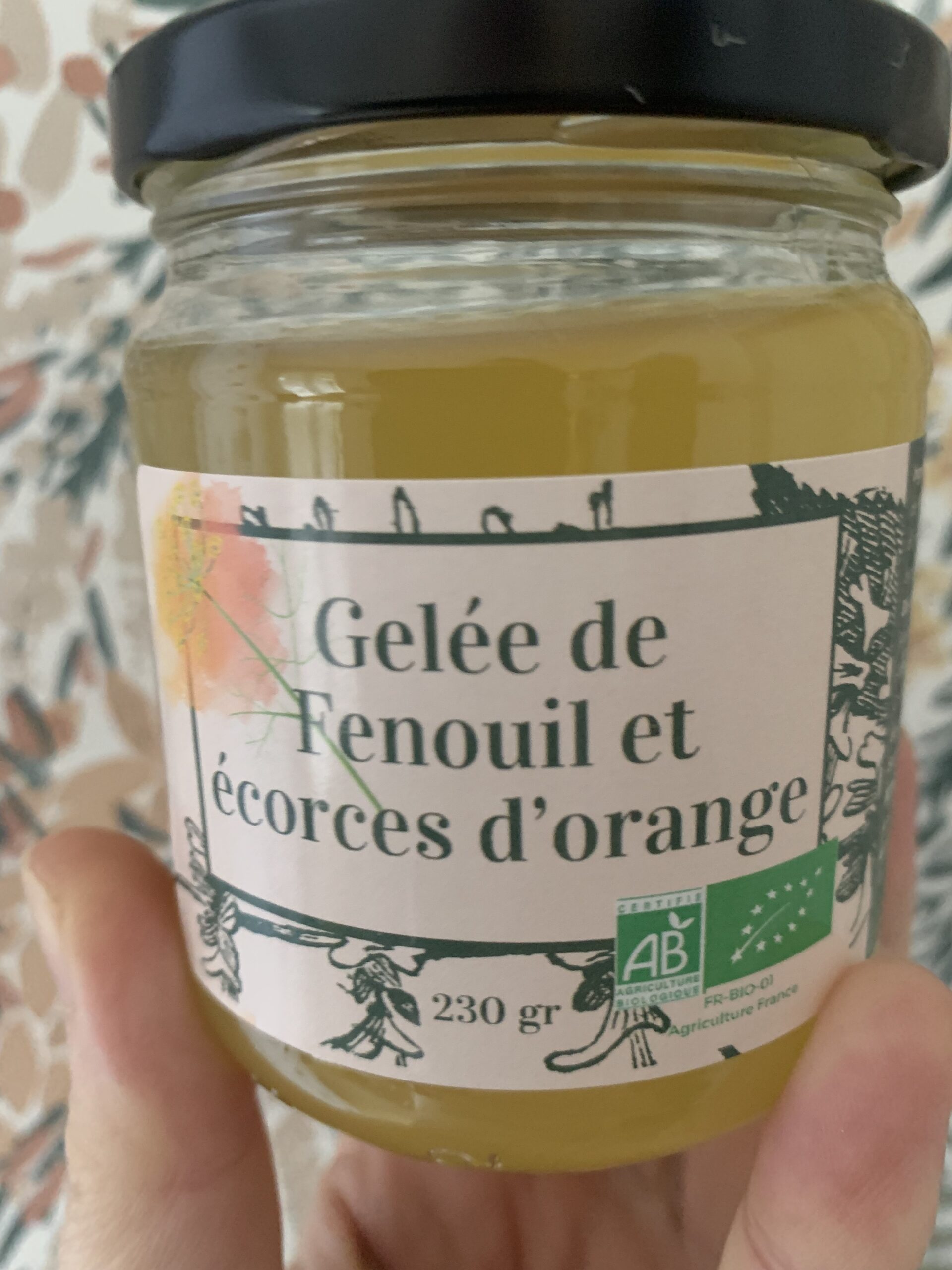 Gelée de Fenouil aromatique & écorces d’oranges